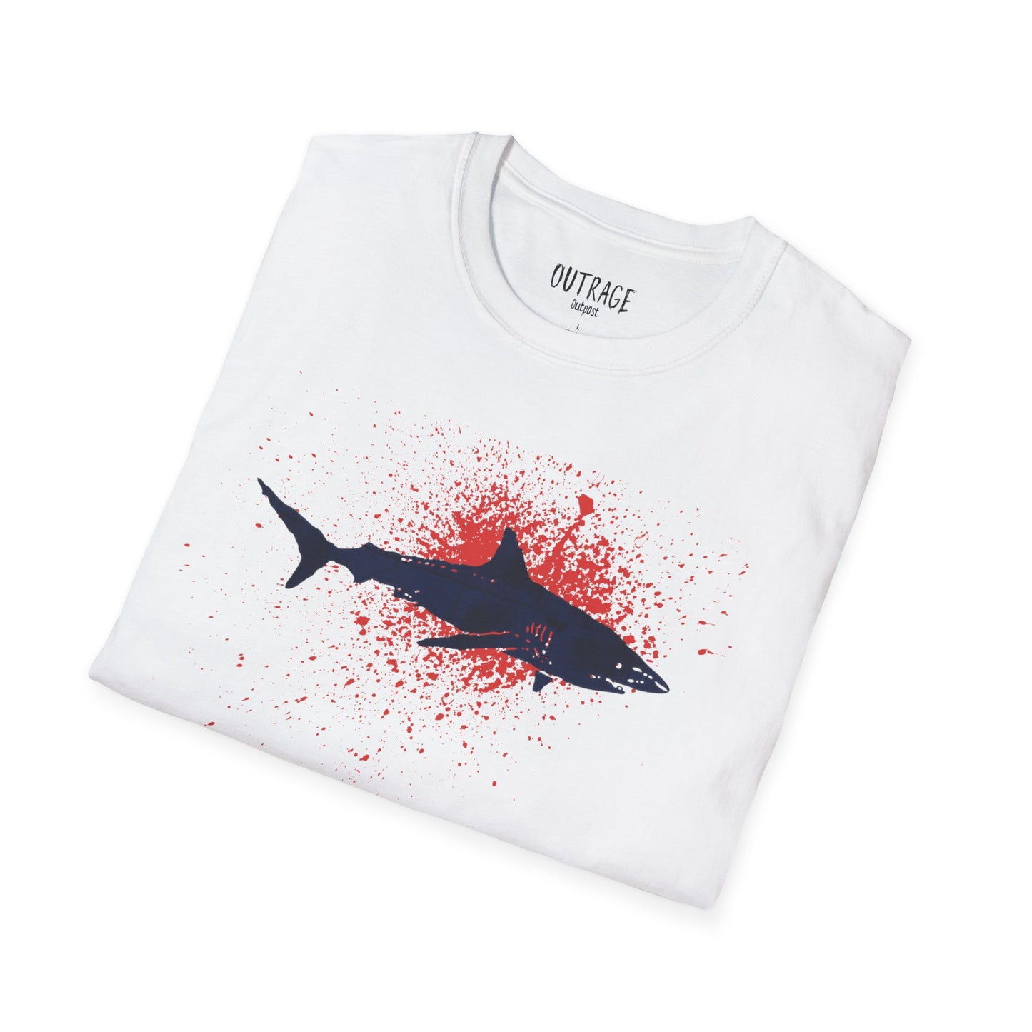 Blood in the Water Unisex Softstyle T-Shirt