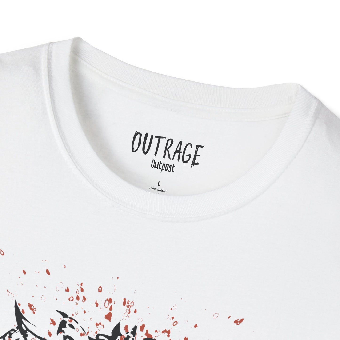 Outrage Outpost Dragon, Unisex Softstyle T-Shirt