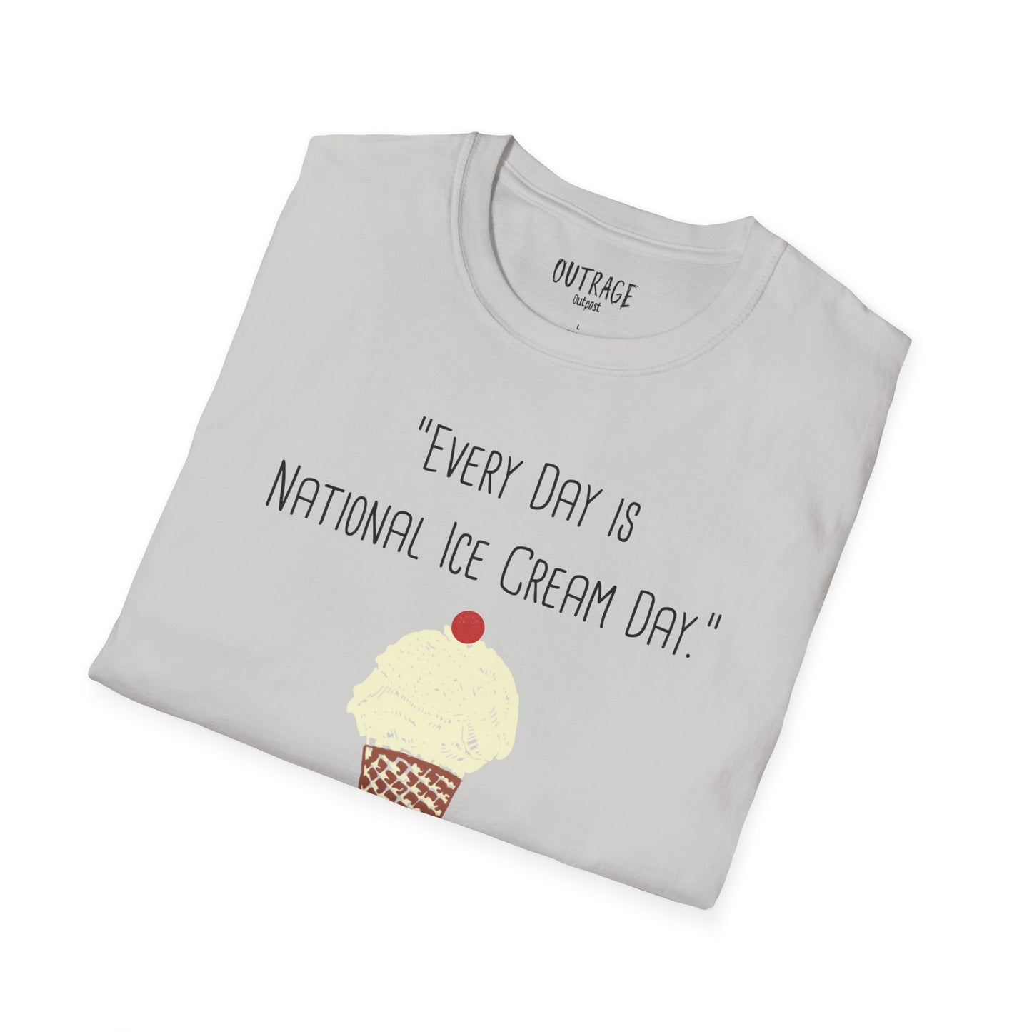 Nation Ice Cream Day Unisex Softstyle T-Shirt