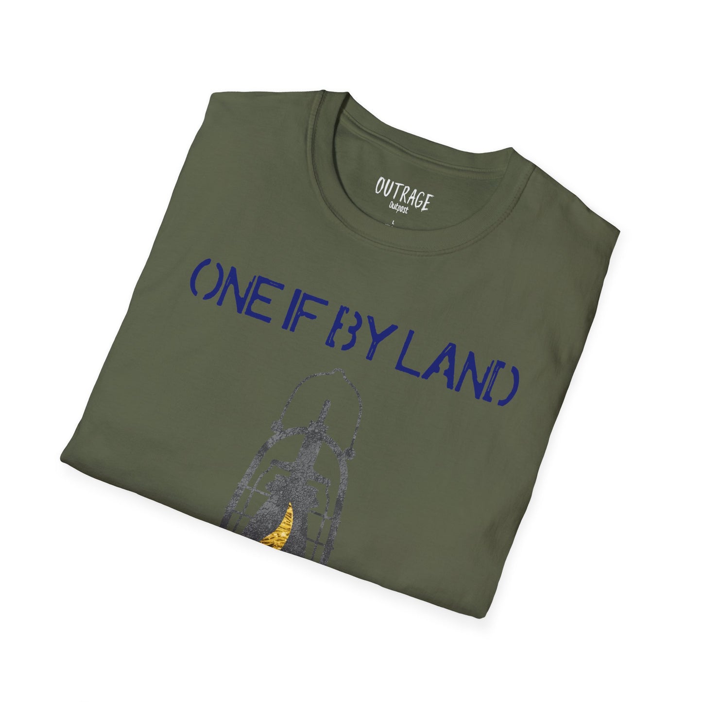 One if by Land Two if by Sea Unisex Softstyle T-Shirt