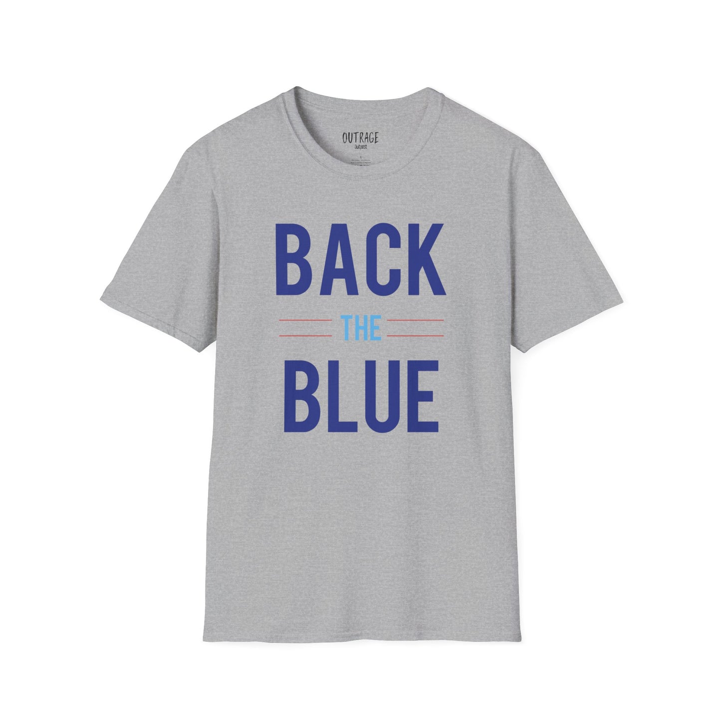 Back The Blue Unisex Softstyle T-Shirt