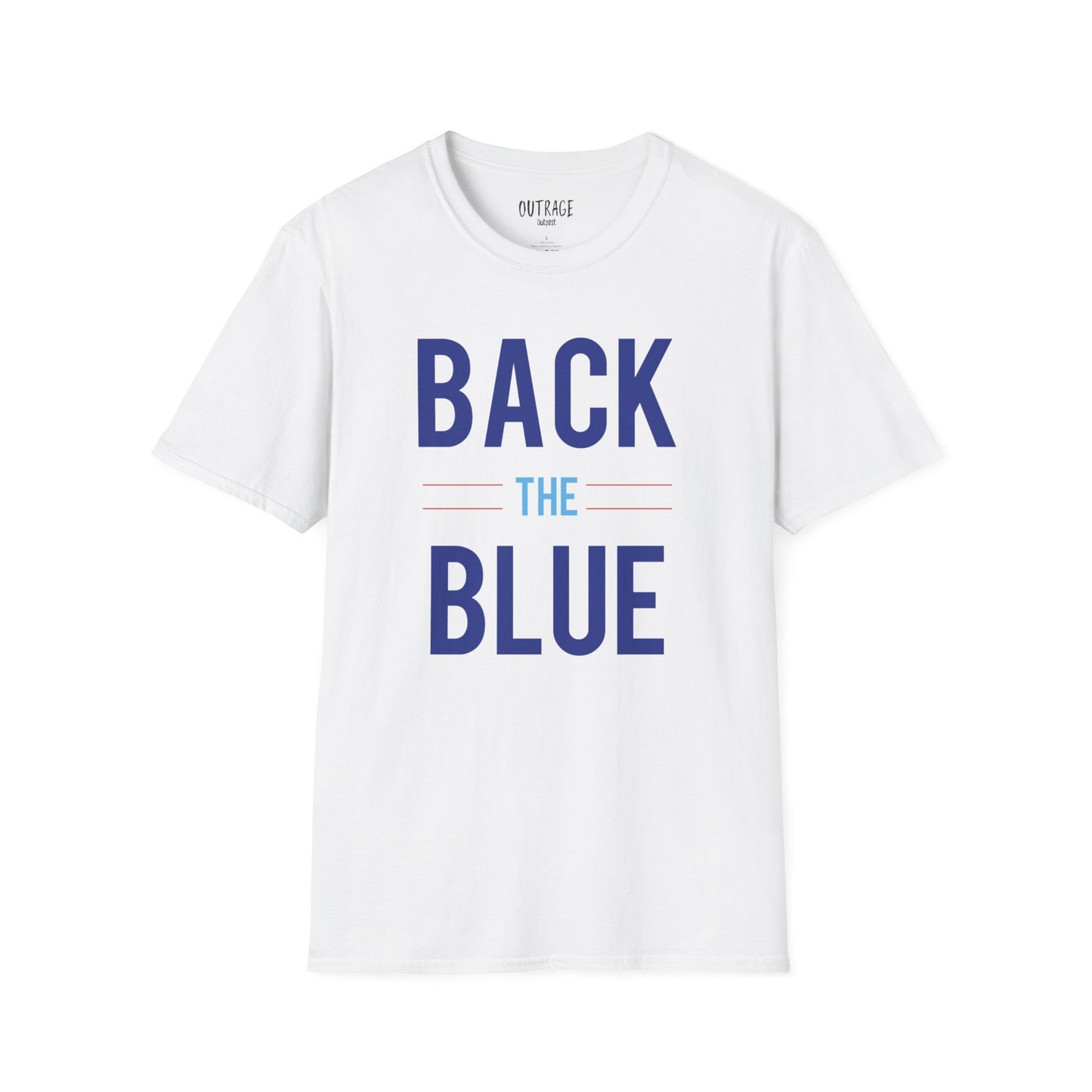 Back The Blue Unisex Softstyle T-Shirt