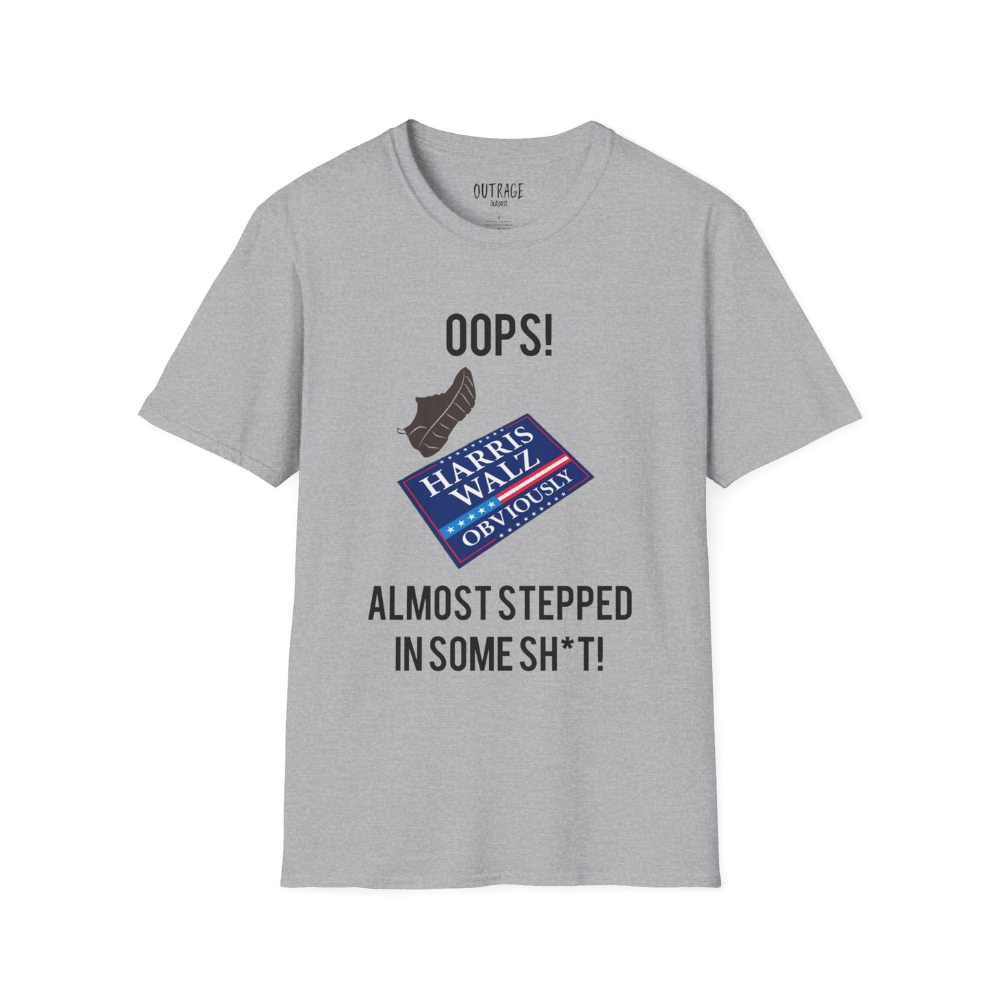 Almost Stepped in Some Sh*t Unisex Softstyle T-Shirt