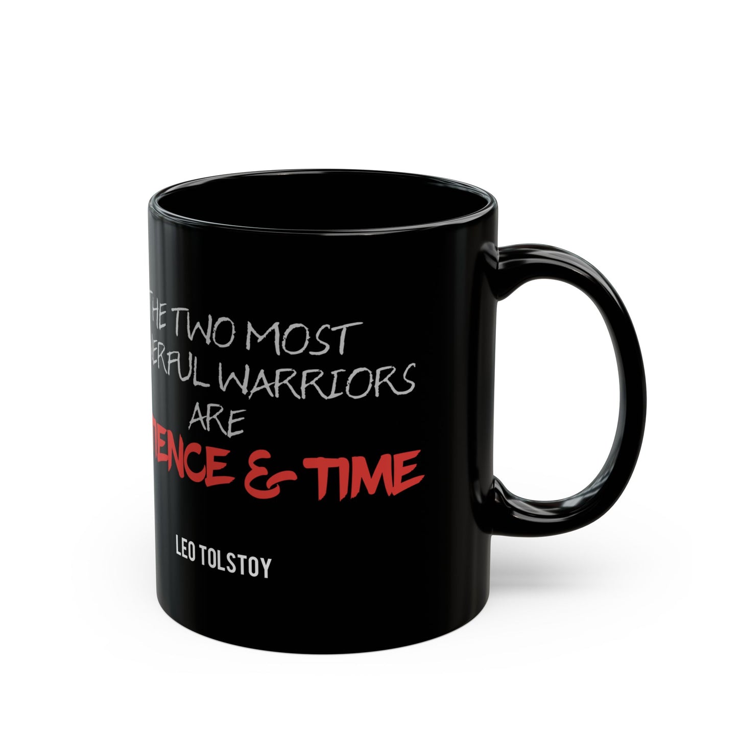 Leo Tolstoy Black Mug (11oz, 15oz)