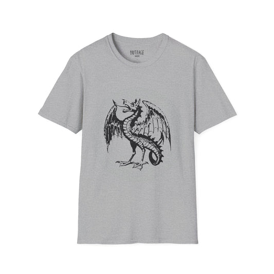 Outrage Outpost Dragon, Unisex Softstyle T-Shirt