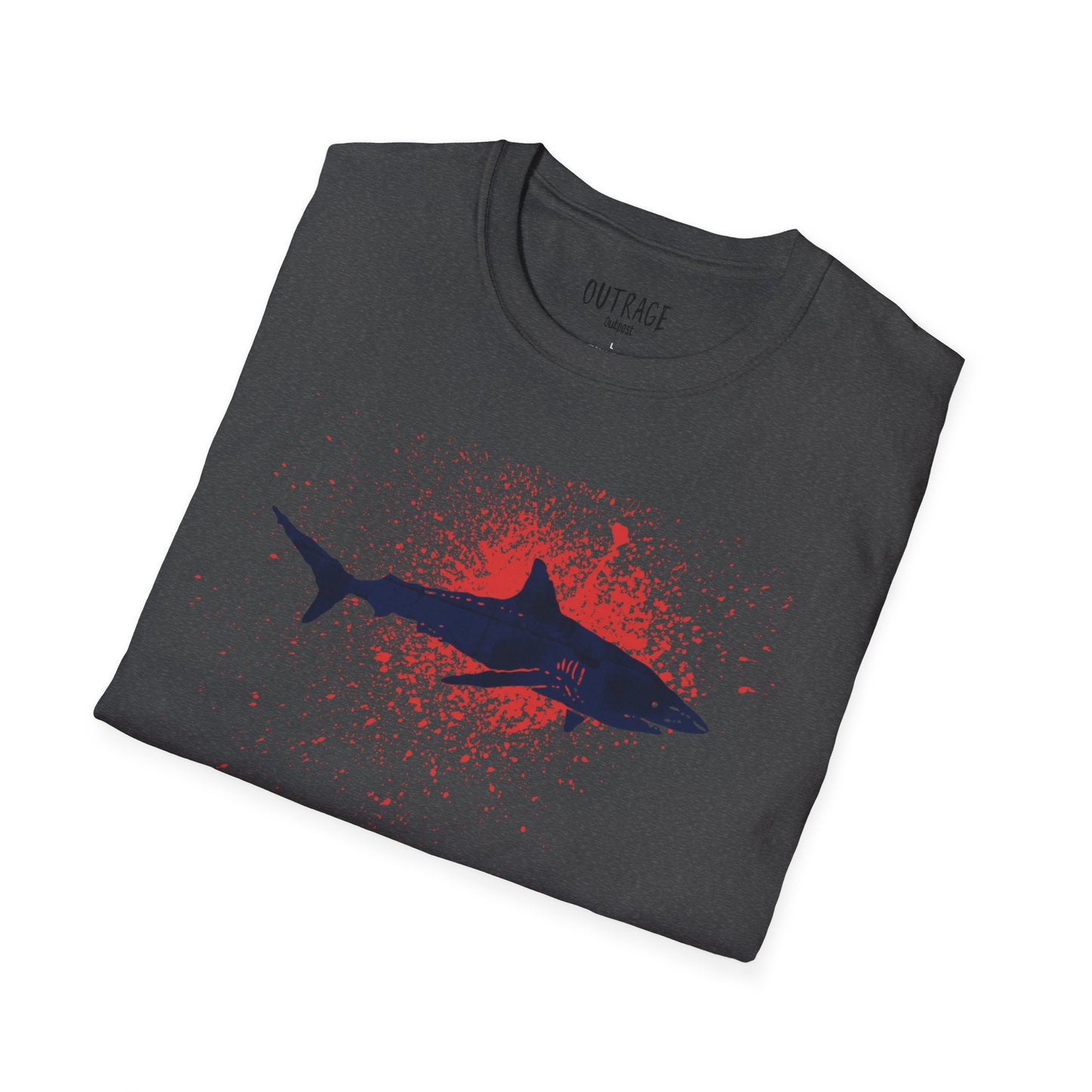 Blood in the Water Unisex Softstyle T-Shirt