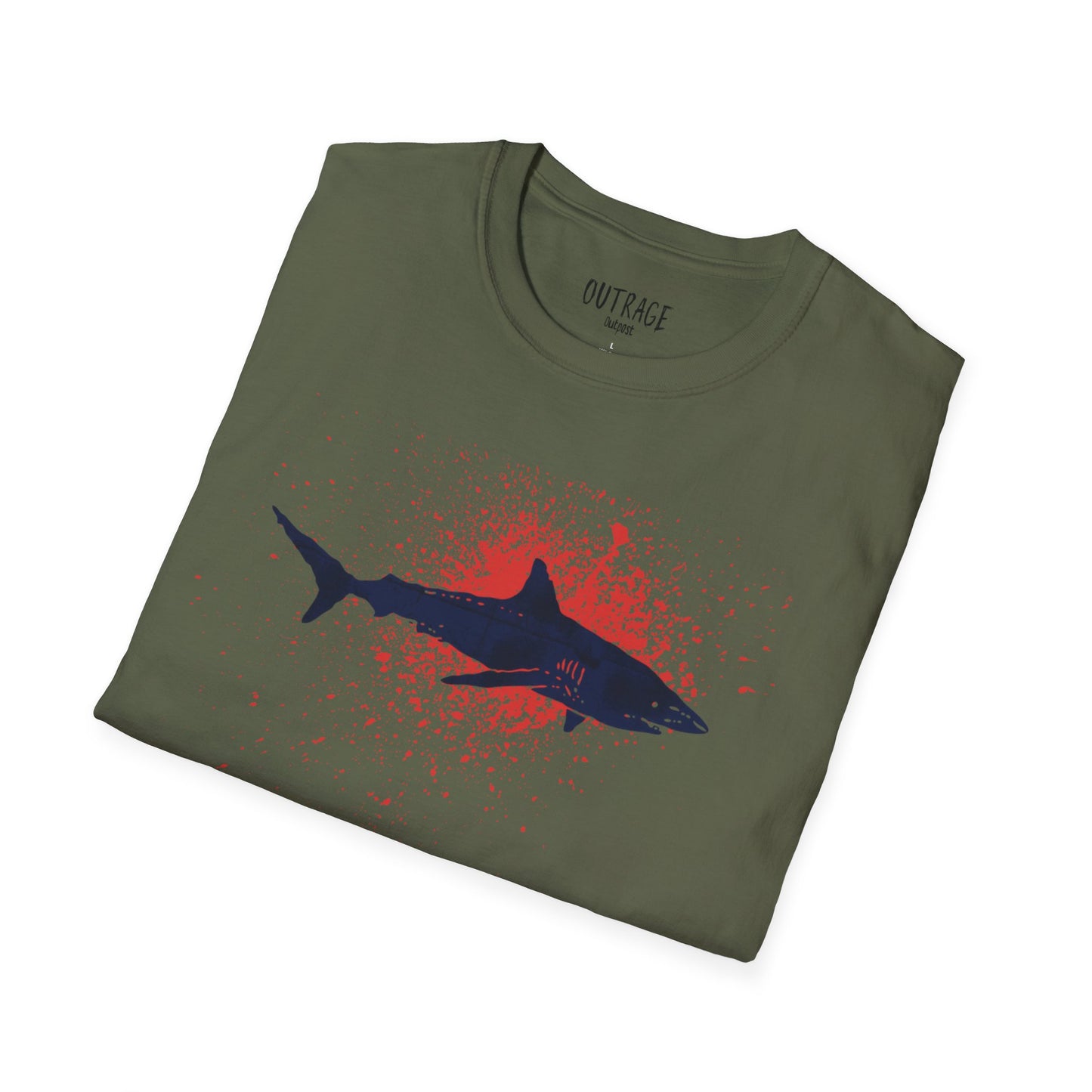 Blood in the Water Unisex Softstyle T-Shirt