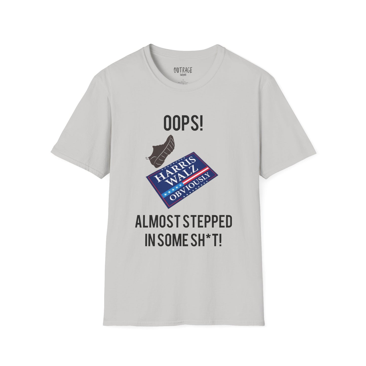 Almost Stepped in Some Sh*t Unisex Softstyle T-Shirt