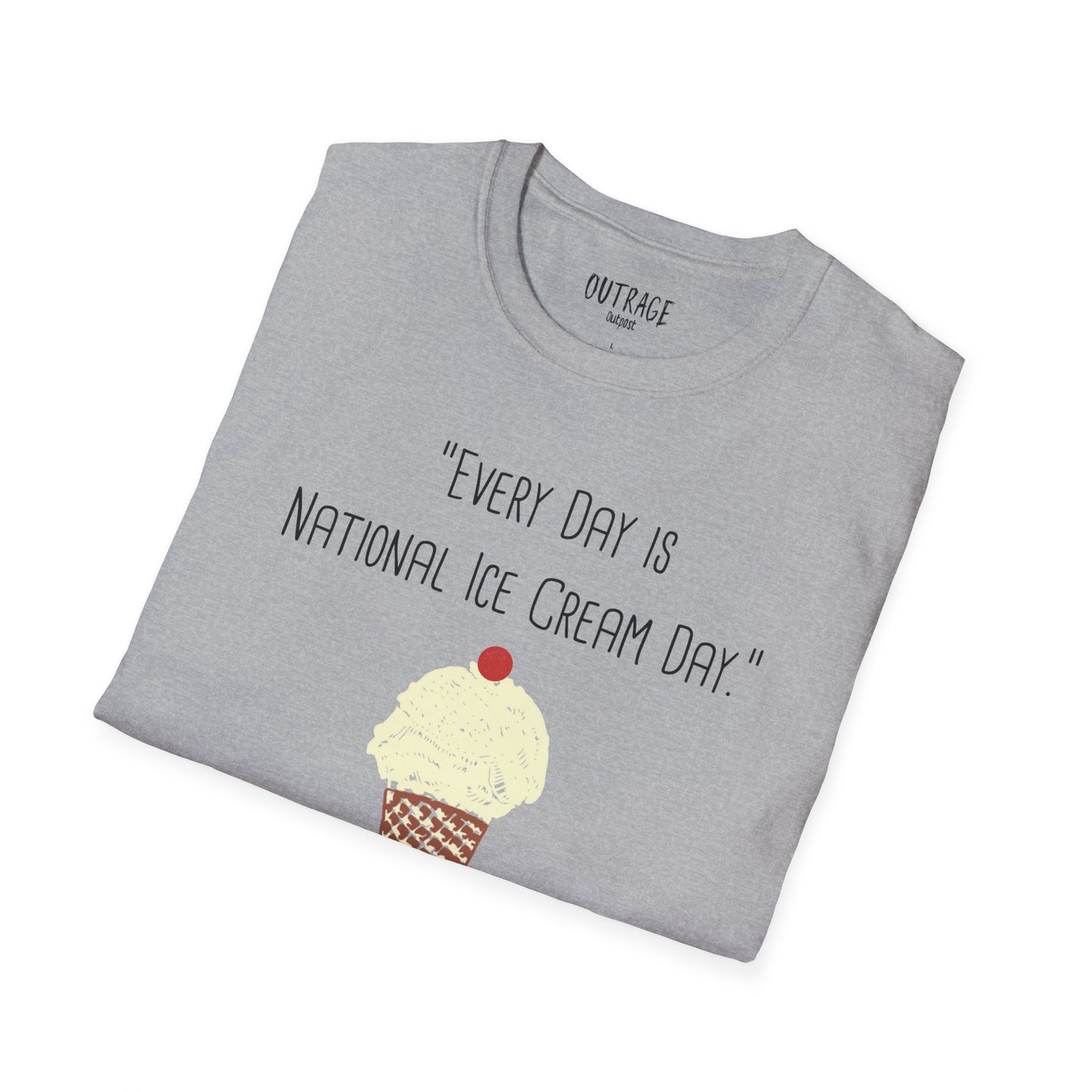 Nation Ice Cream Day Unisex Softstyle T-Shirt