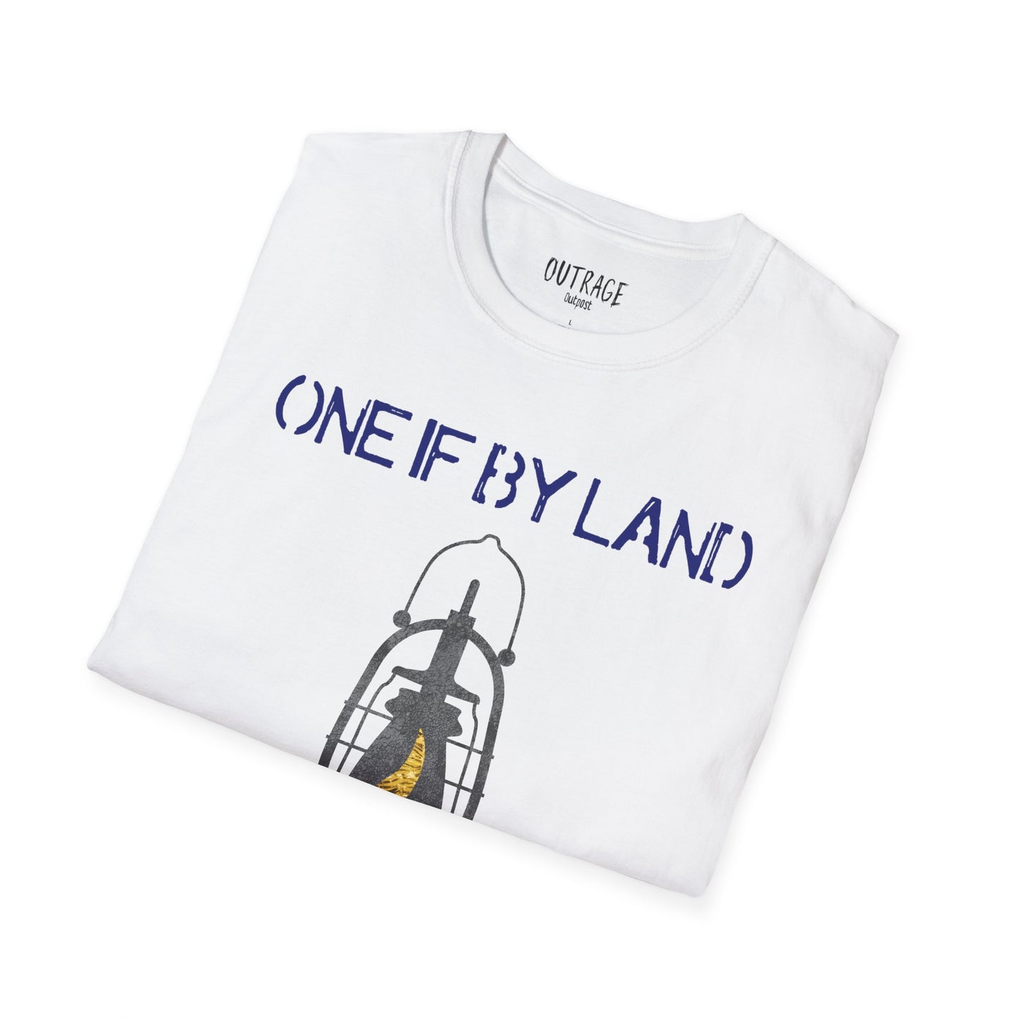 One if by Land Two if by Sea Unisex Softstyle T-Shirt