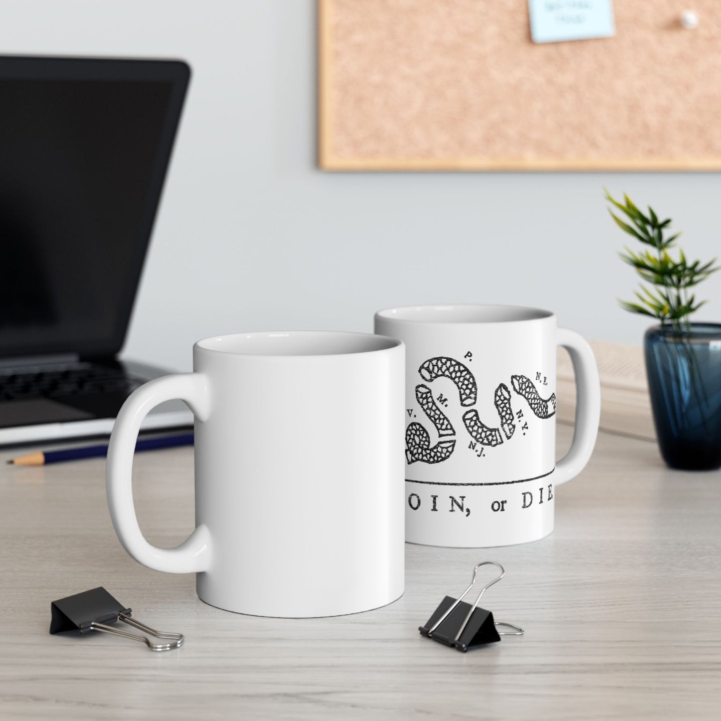 Join or Die Ceramic Mug, (11oz, 15oz)