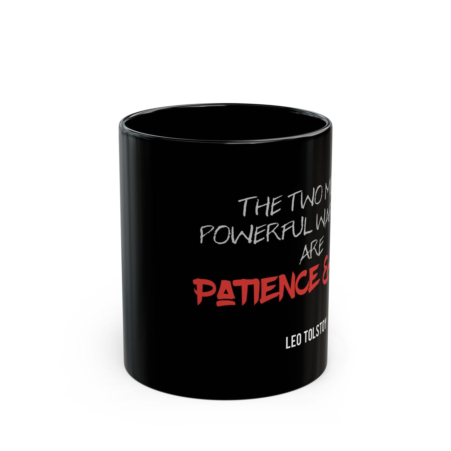 Leo Tolstoy Black Mug (11oz, 15oz)