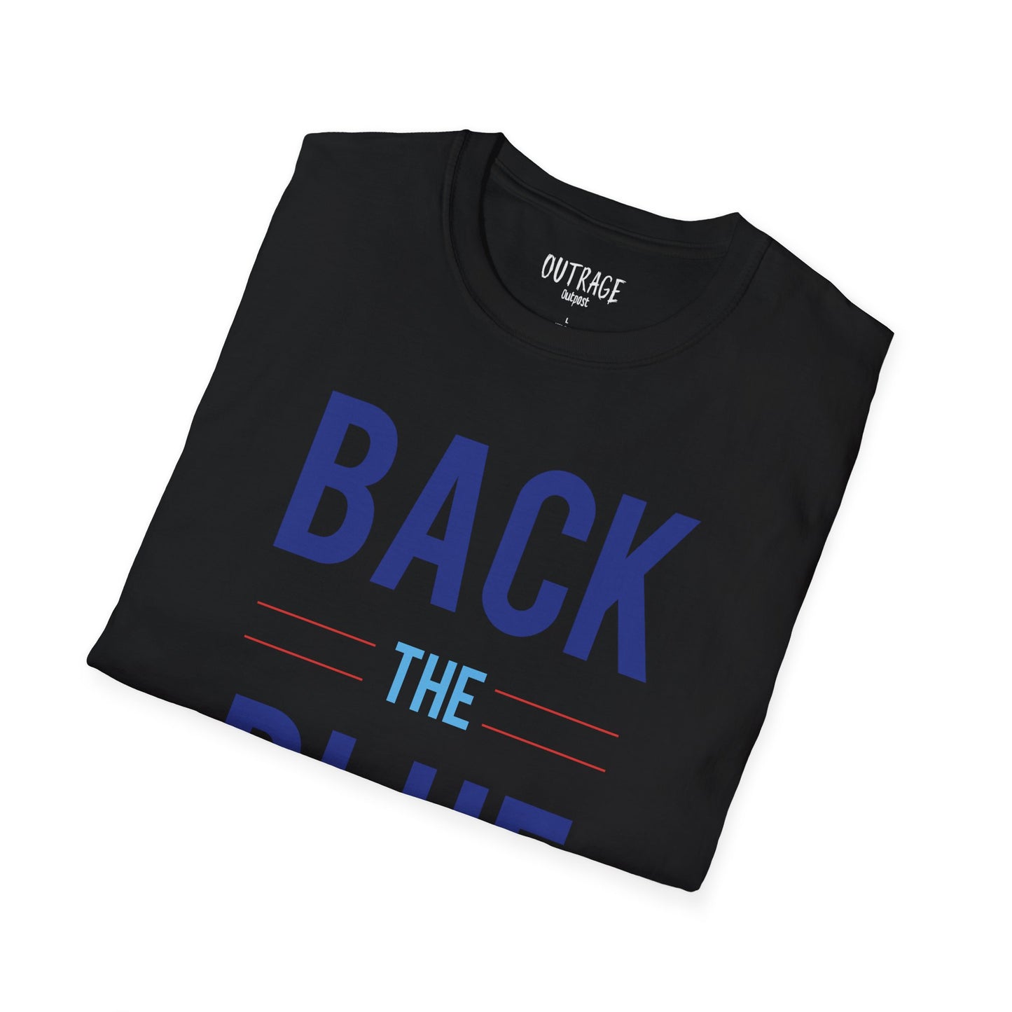 Back The Blue Unisex Softstyle T-Shirt