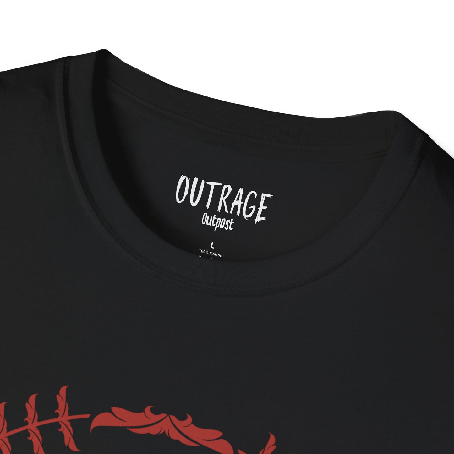 Outrage Outpost Dragon, Unisex Softstyle T-Shirt