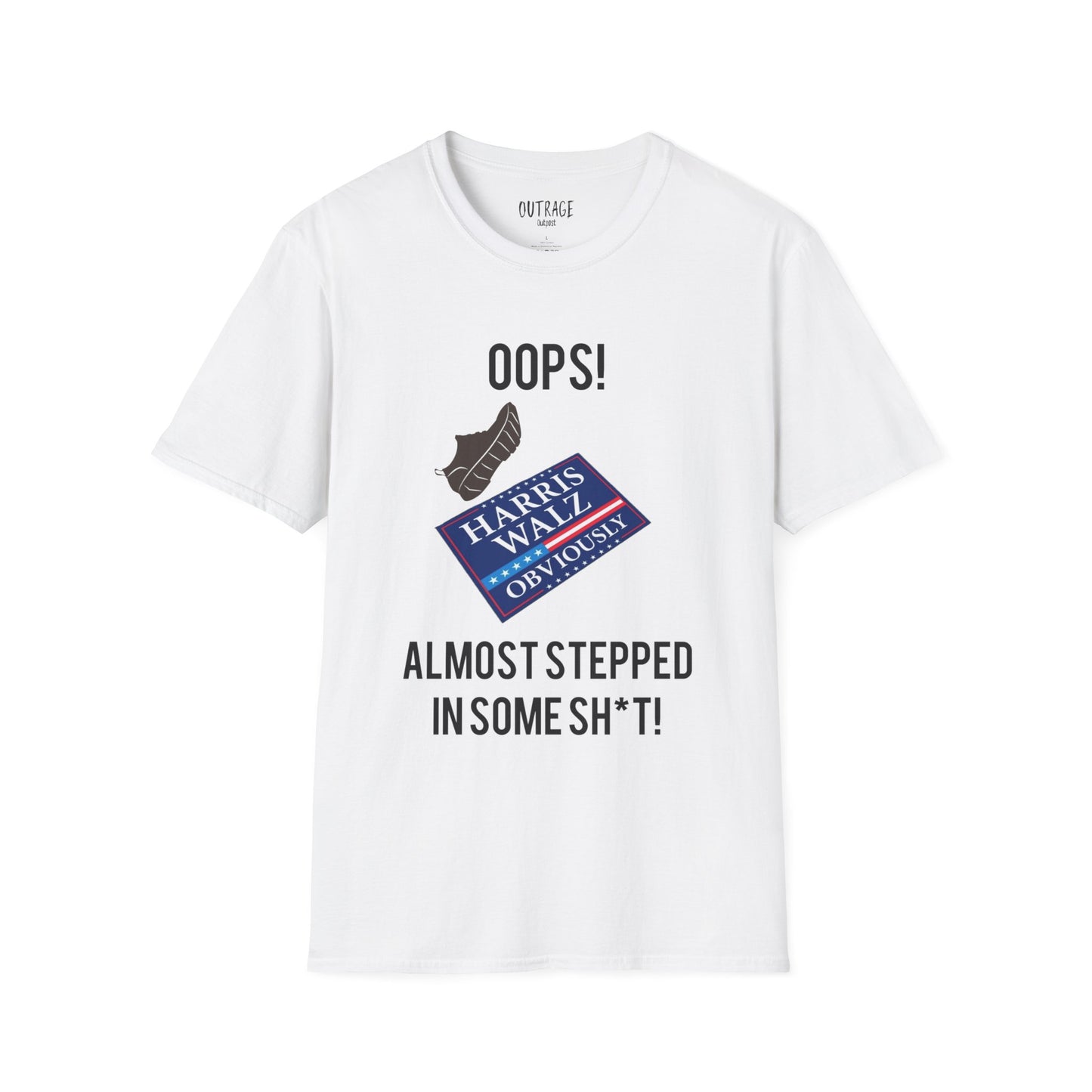 Almost Stepped in Some Sh*t Unisex Softstyle T-Shirt