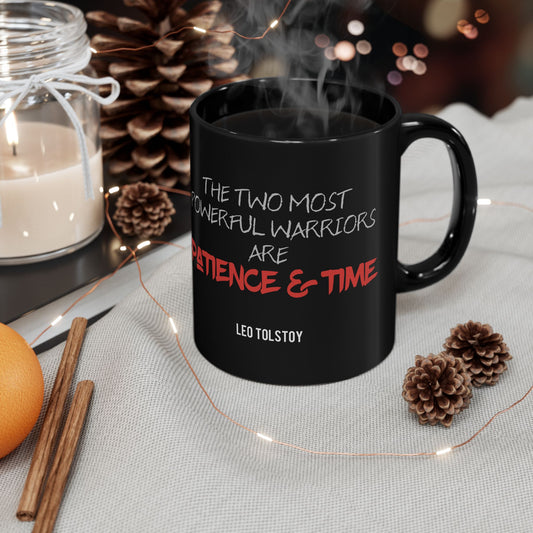 Leo Tolstoy Black Mug (11oz, 15oz)