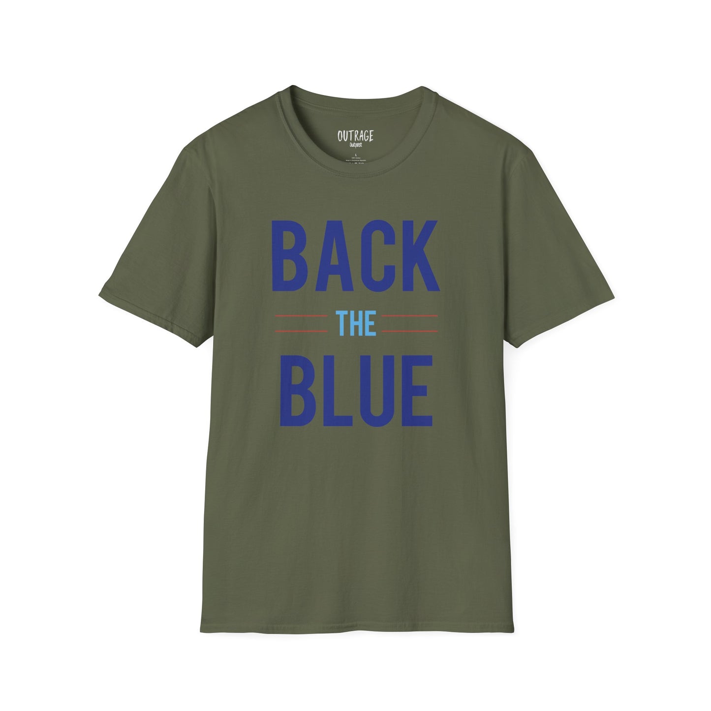 Back The Blue Unisex Softstyle T-Shirt