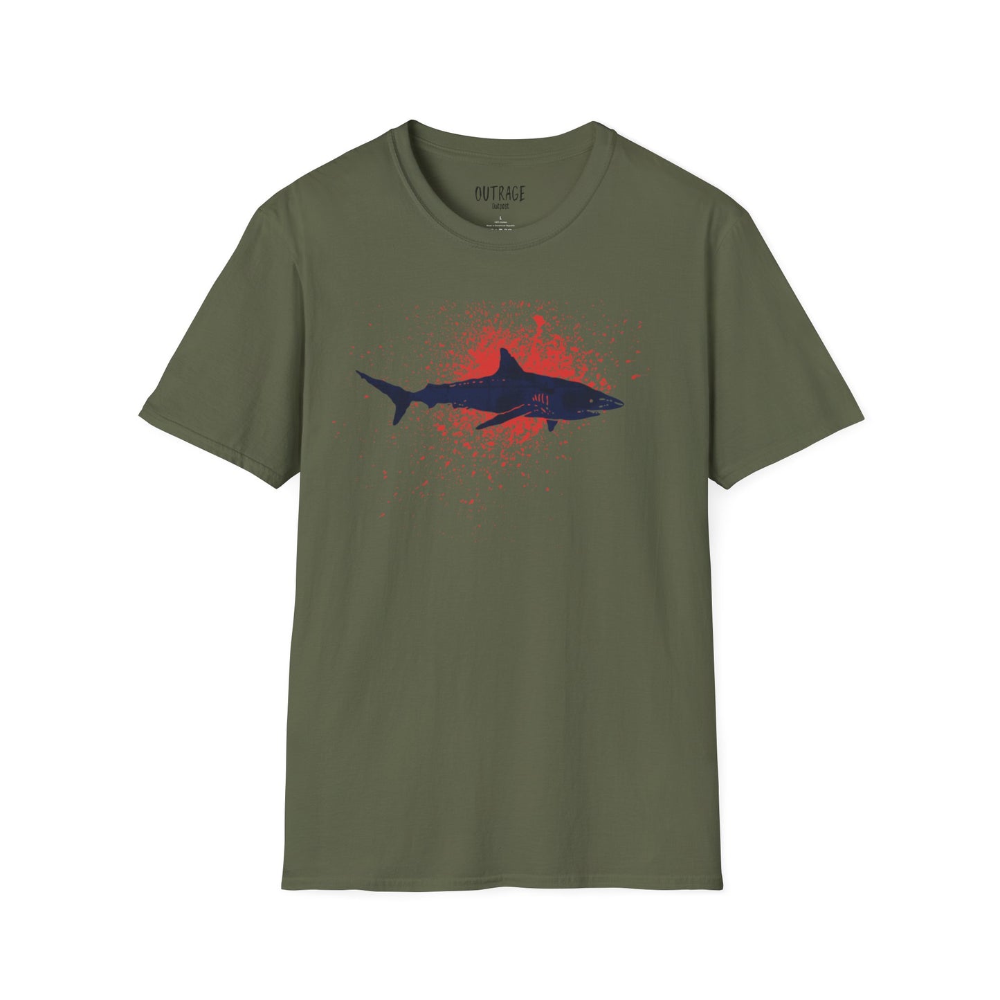 Blood in the Water Unisex Softstyle T-Shirt