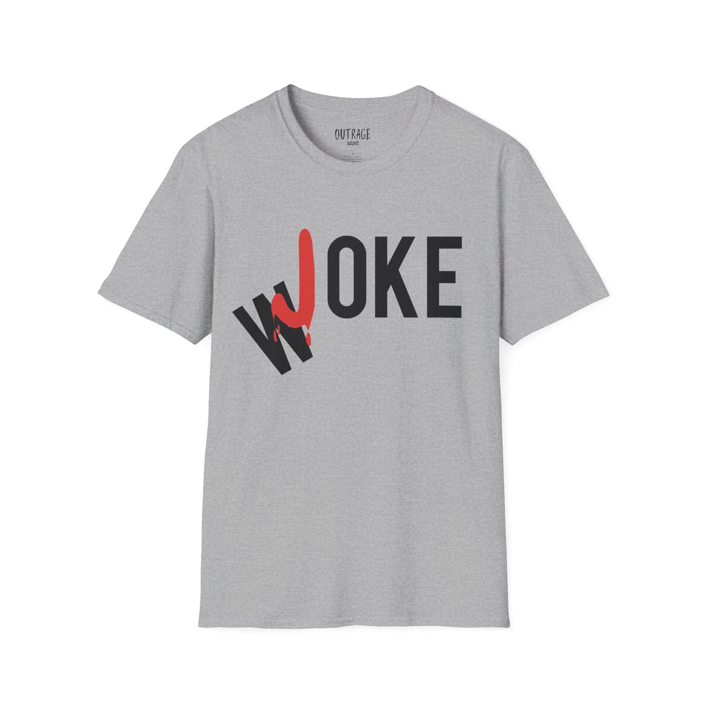 Woke=Joke Unisex Softstyle T-Shirt