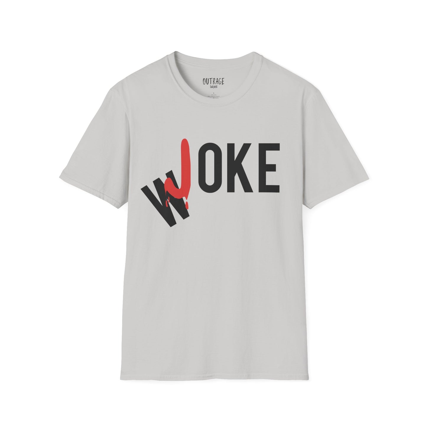 Woke=Joke Unisex Softstyle T-Shirt