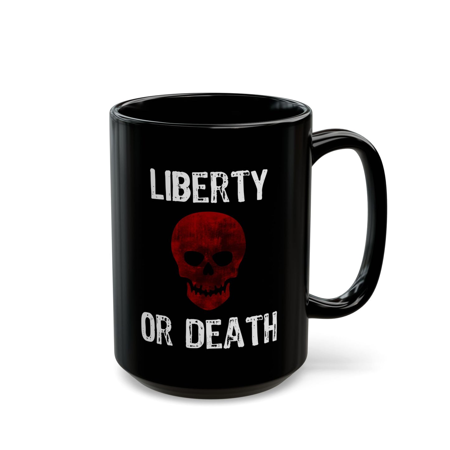 Liberty or Death Black Mug (11oz, 15oz)