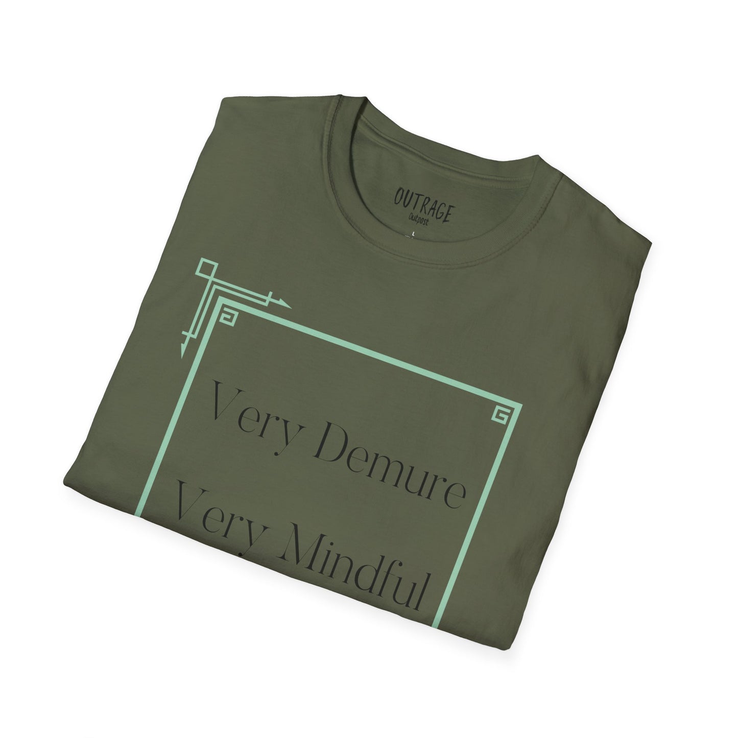 Very Demure, Very Mindful Unisex Softstyle T-Shirt