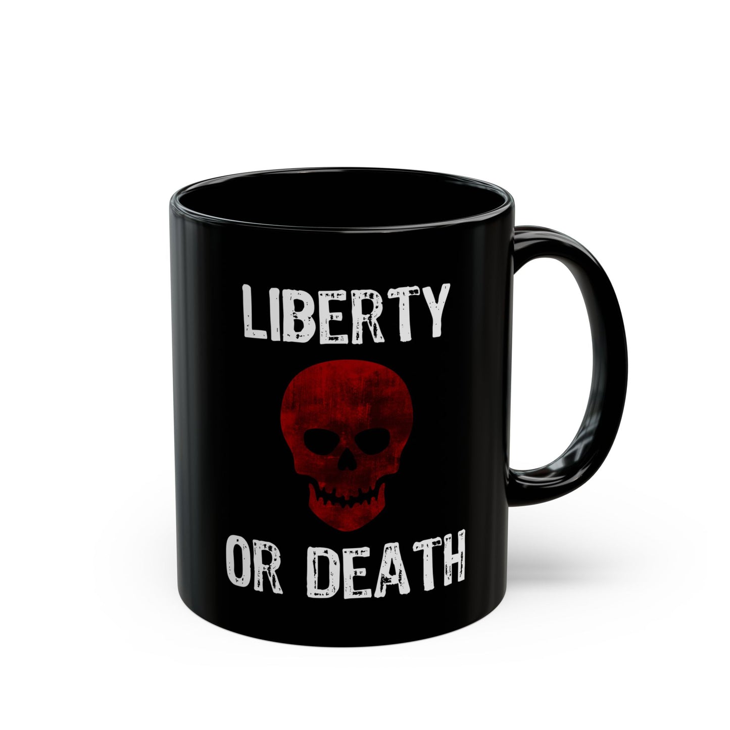 Liberty or Death Black Mug (11oz, 15oz)