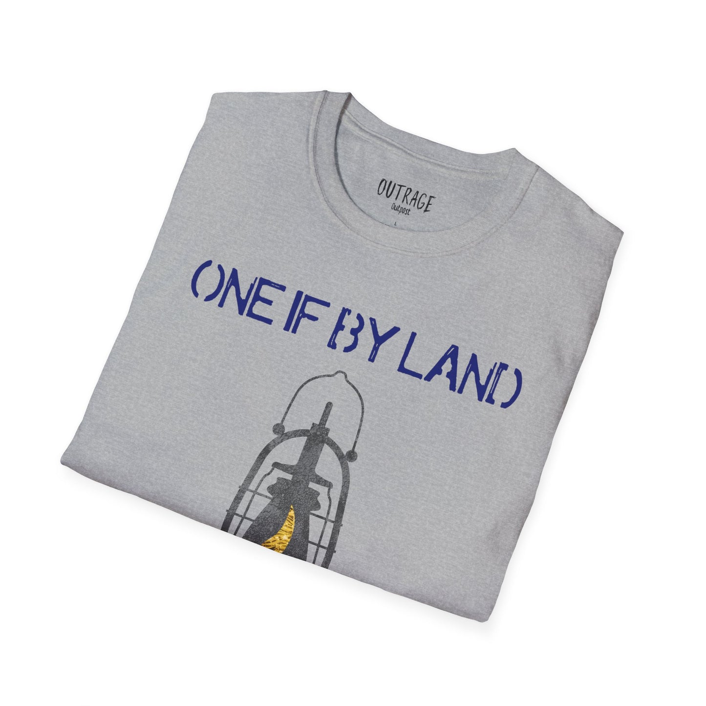 One if by Land Two if by Sea Unisex Softstyle T-Shirt