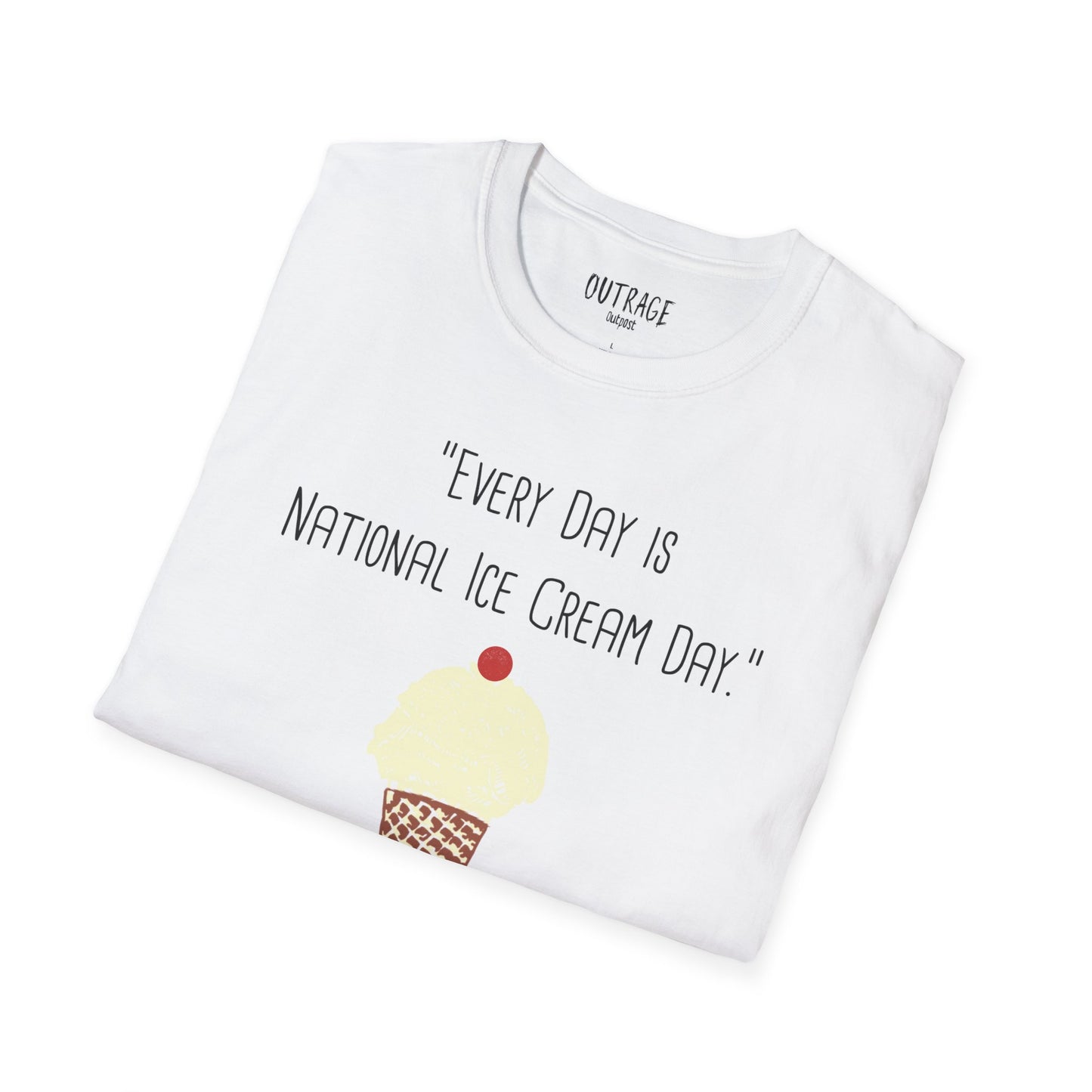 Nation Ice Cream Day Unisex Softstyle T-Shirt